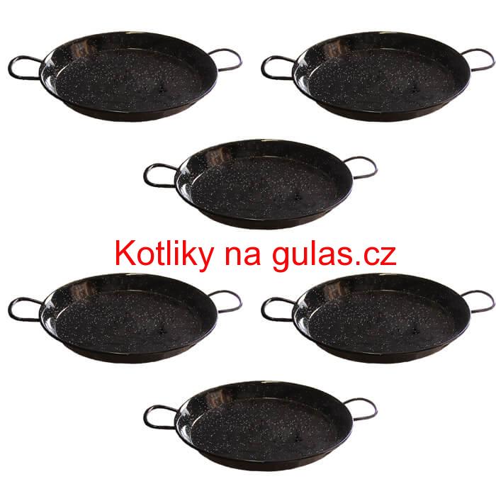 Paella Tapas catering 24 cm - 6 ks pánví
