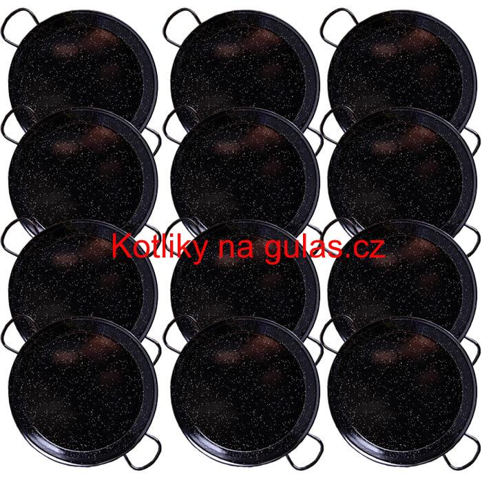 Paella Tapas catering 24 cm - 12 ks pánví