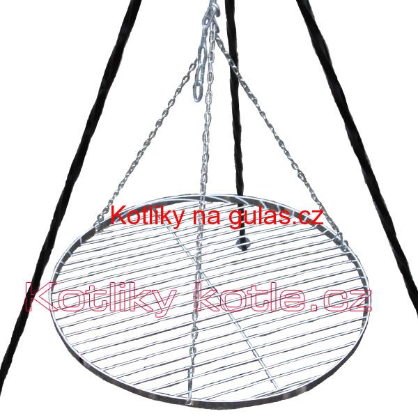 Grilovací rošt s řetízkem 60 cm