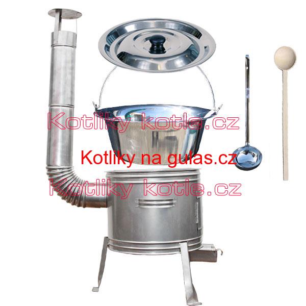 Kotlíkový set 31 cm TOPLUX + antikorový kotlík