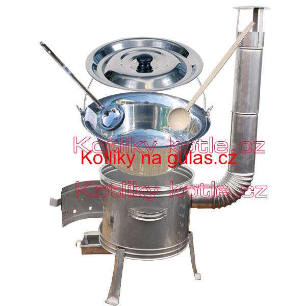 Kotlíkový set 31 cm TOPLUX + antikorový kotlík