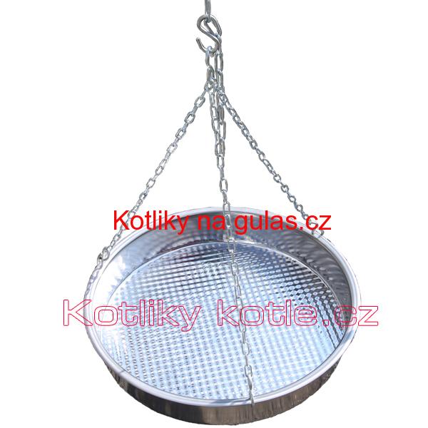 Nerezová panvica s retiazkou 49 cm