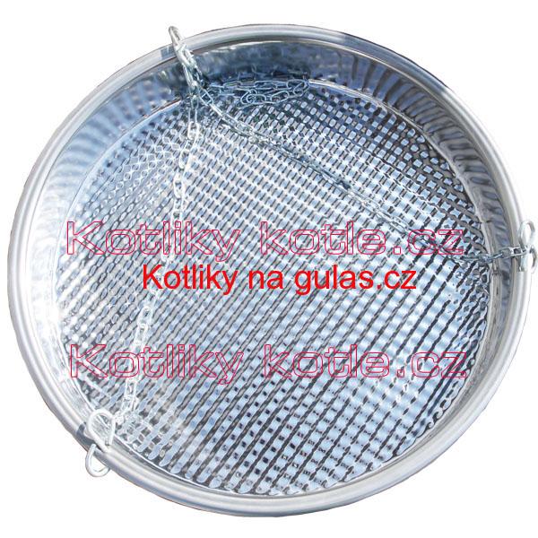 Nerezová panvica s retiazkou 49 cm