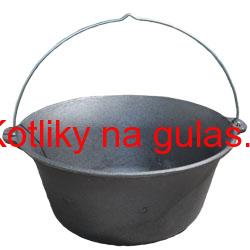 Litinový kotlík 22 L + antikórová naběračka