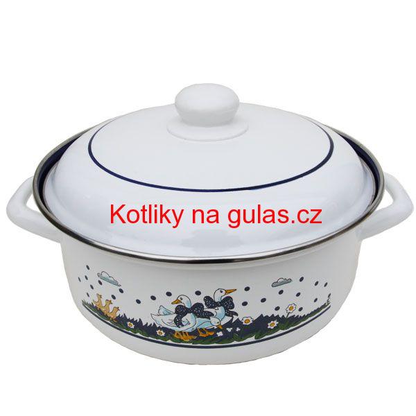 Smaltovaný kastról 24 cm