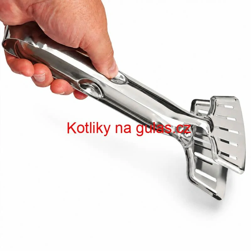Nerezové kleště na rybu – kuchyňská obracečka 2 v 1, 28 cm