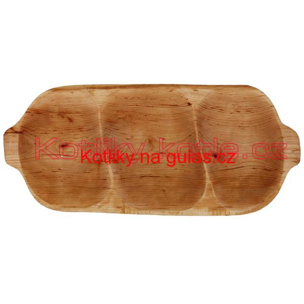 Servírovací dřevěný podnos