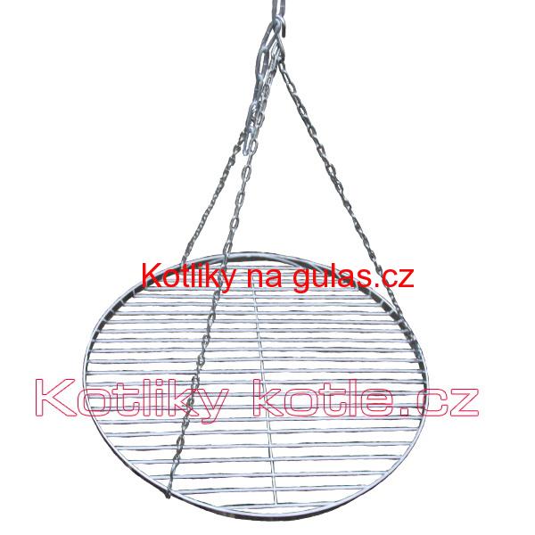 Grilovací rošt s řetízkem 48 cm