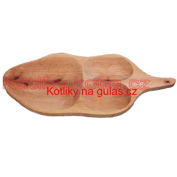 Servírovací dřevěný podnos