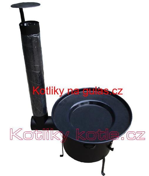 Grilovací pánev s řetízkem