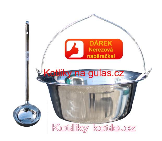 Antikorový kotlík 10 L (0,8 mm) + antikórová naběračka