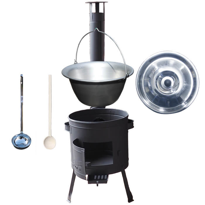 Nerezový kotlík 30 L (1,5 mm) + nízká kotlina 45 cm PLUS 600