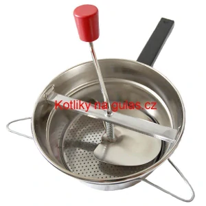 Pasírovač ORIGINAL z nerezavějící oceli – 3 výměnná síta