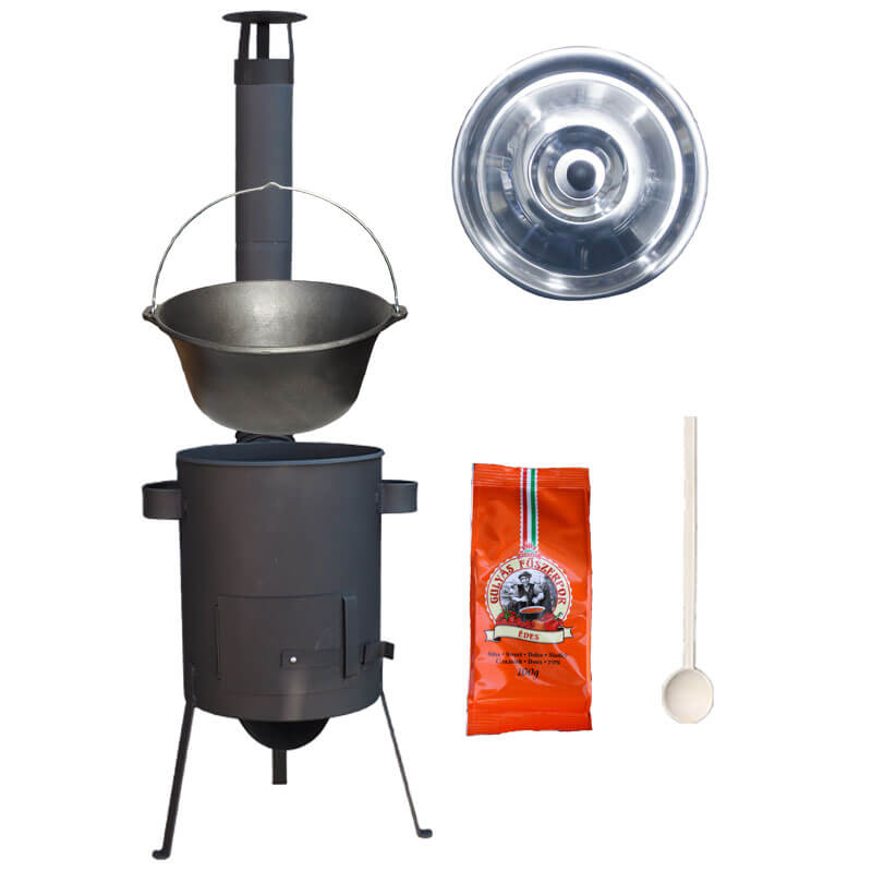 Litinový kotlík 16 L + žáruvzdorná kotlina 36 PLUS 600 4 MM