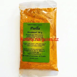 PAELLA pepř 50 g - španělská kořenová směs s kurkumou a česnekem - Chuť Rizota a Rýžových Jídel