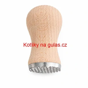 Ruční tlouček na maso s dřevěnou rukojetí