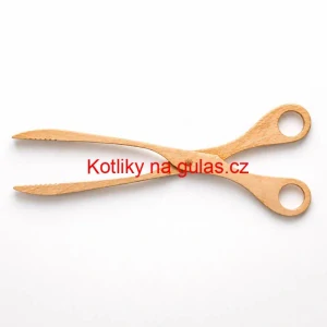 Dřevěné grilovací kleště 29 cm