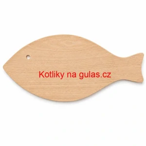 Dřevěné prkénko na krájení a servírování Ryba 36 × 16 × 1,5 cm