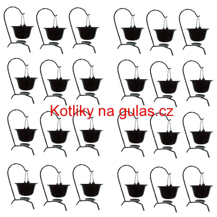 Servírovacia súprava SMALT BLACK 24 ks