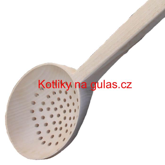 Veliká naběračka - vařečka - děrovaná