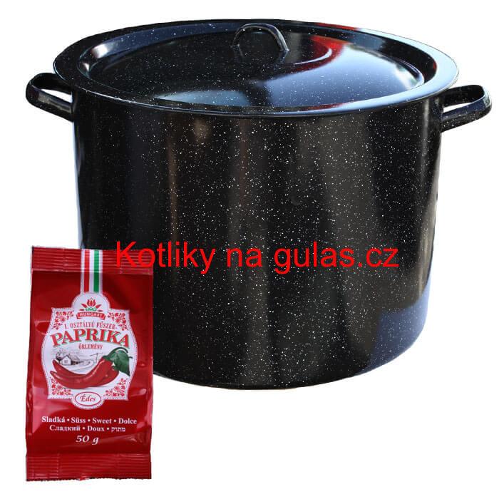 Smaltovaný hrnec 50 L + Paprika 50 g