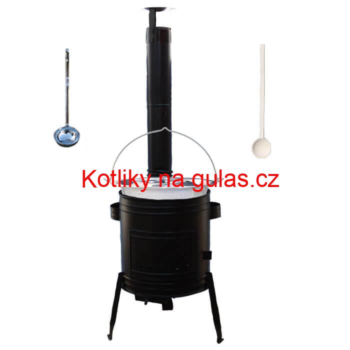 Nerezový kotlík 22 L (0,8 mm) + kovová kotlina 42 CLASSIC (KOV)