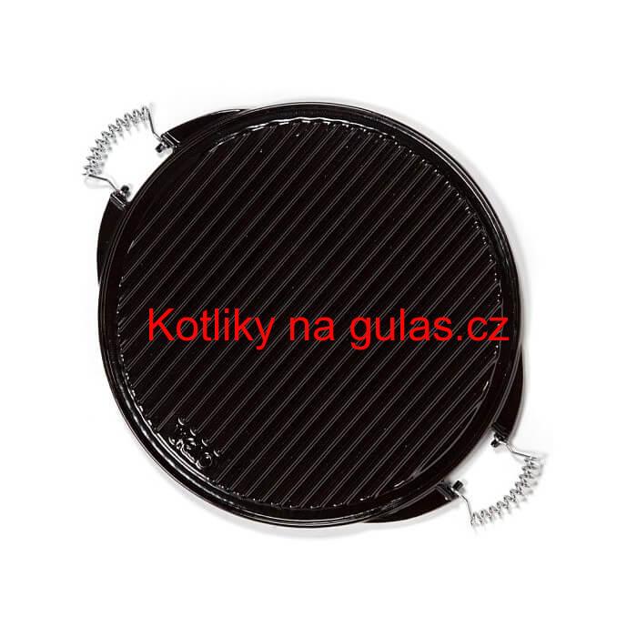 Litinová grilovací deska VACA SMALT 43 cm