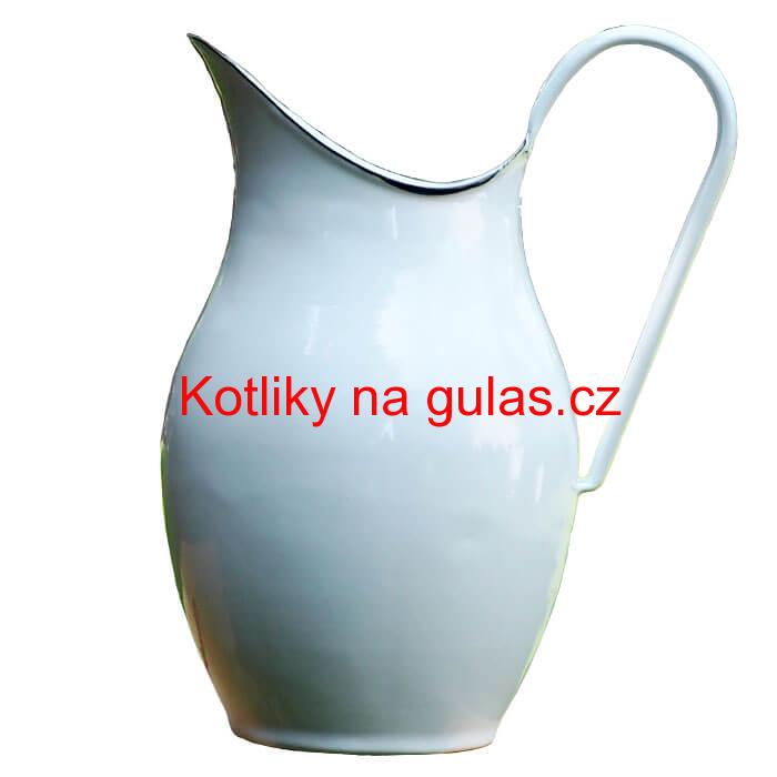 Smaltovaná konvice na vodu 2 L BÍLÁ
