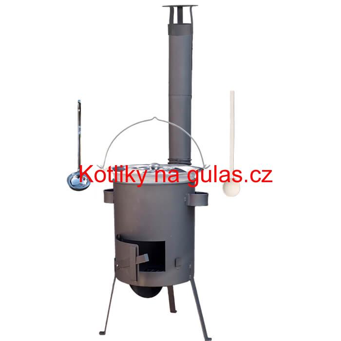 Nerezový kotlík 22 L (0,8 mm) + žáruvzdorná kotlina 42 PLUS 600 4 MM