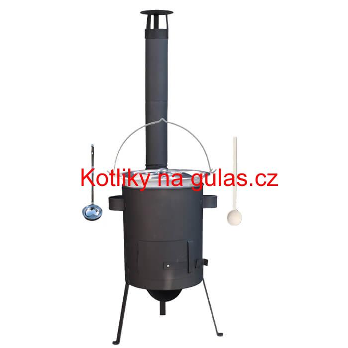 Nerezový kotlík 20 L (1,2 mm) + žáruvzdorná kotlina 42 PLUS 600 4 MM