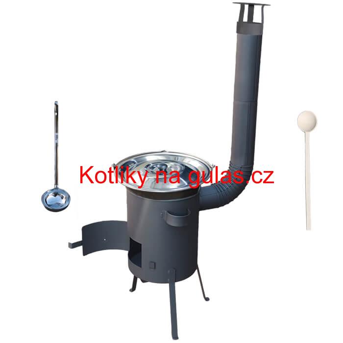 Nerezový kotlík 20 L (1,5 mm) + žáruvzdorná kotlina 42 PLUS 600 4 MM