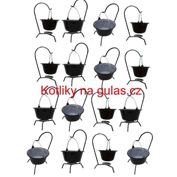 Servírovací souprava SMALT BLACK 16 ks