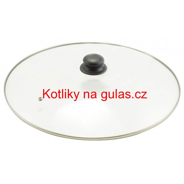 Skleněná poklice 26 cm
