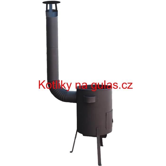 Kotlina 39 cm s žáruvzdornou barvou PLUS 600 4 MM