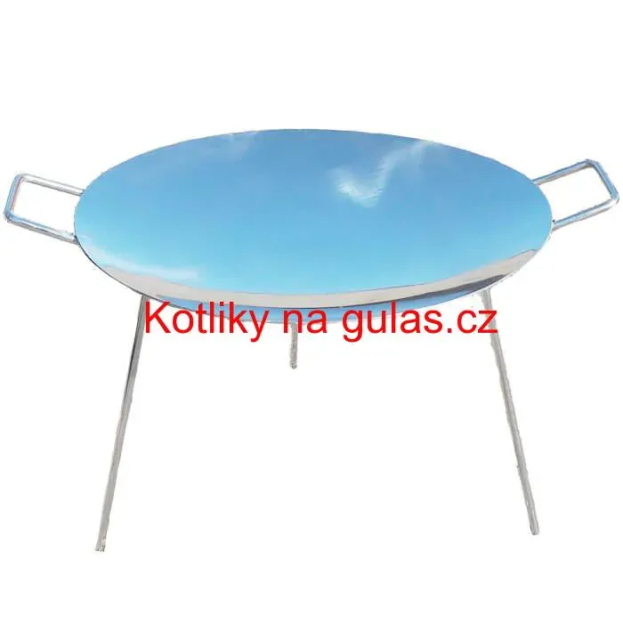 Nerezová pánev s nožičkami 55 cm BBQ