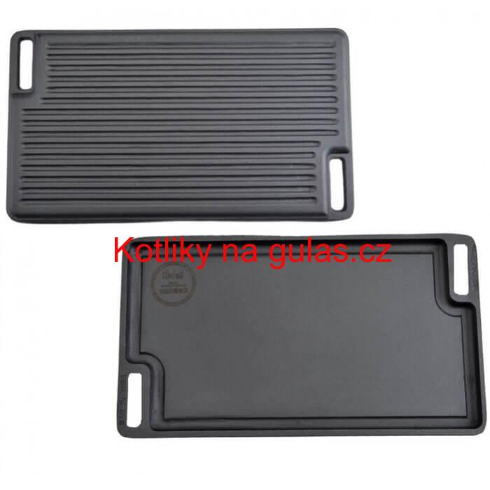 Litinová grilovací deska 45 x 26 cm