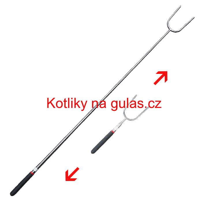 Vidlička na opékání 24,5 cm - 84,5 cm - teleskopická 1 ks