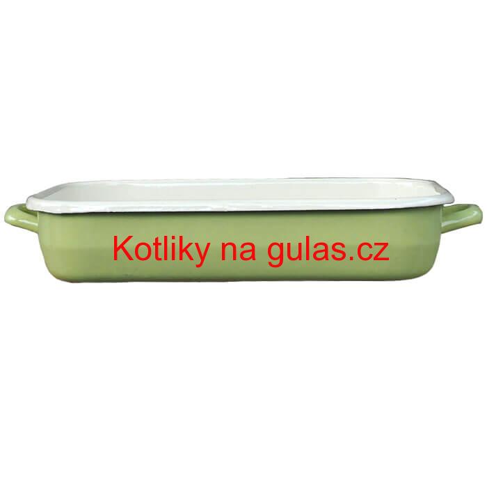 Smaltovaný pekáč 40 x 21,5 cm GREEN