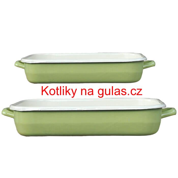 Smaltované pekáče GREEN 2 ks