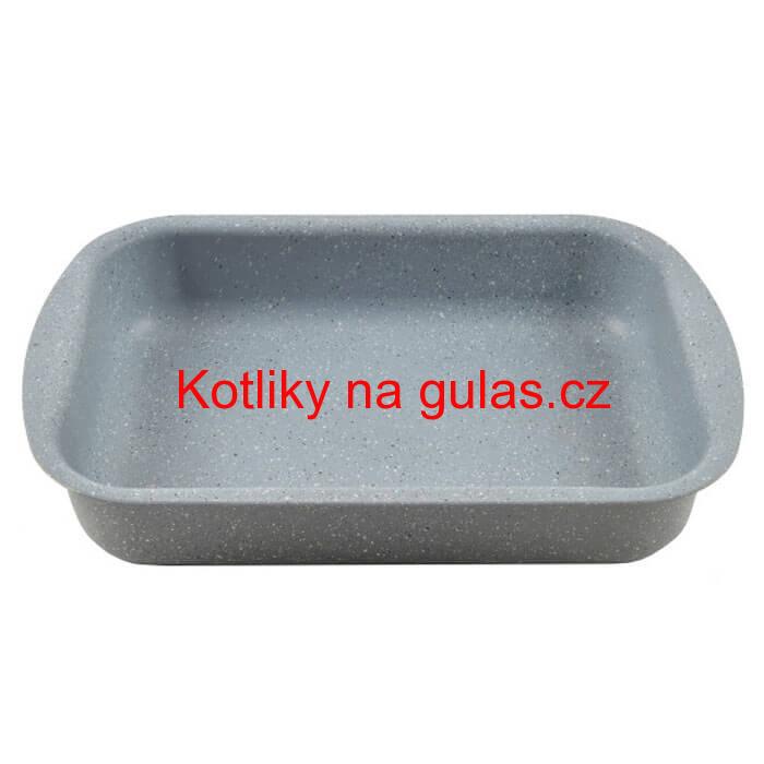 Pekáč s granitovým povrchem 29 x 20 cm šedý Granit Line