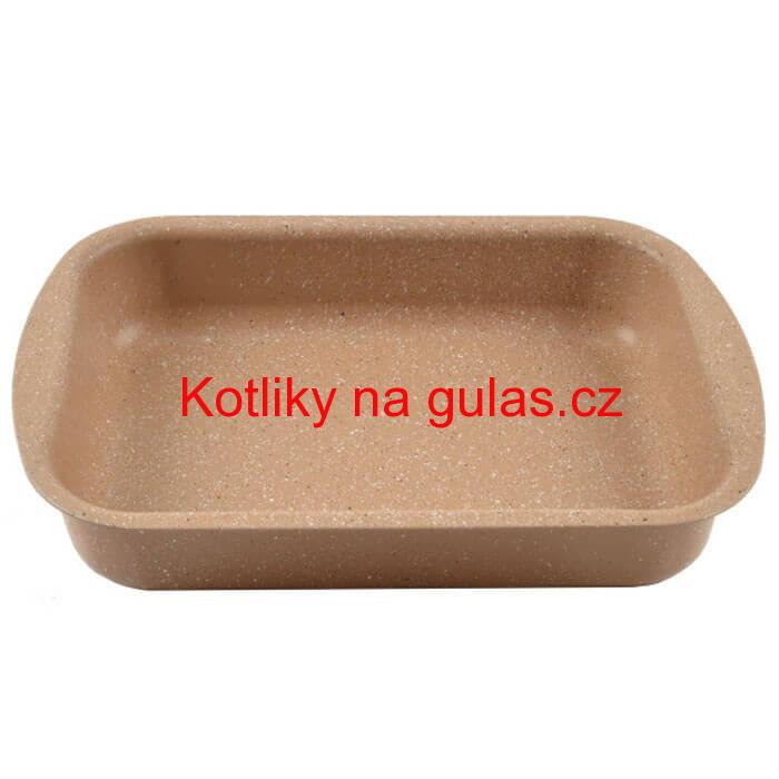 Pekáč s granitovým povrchem 29 x 20 cm hnědý Granit Line
