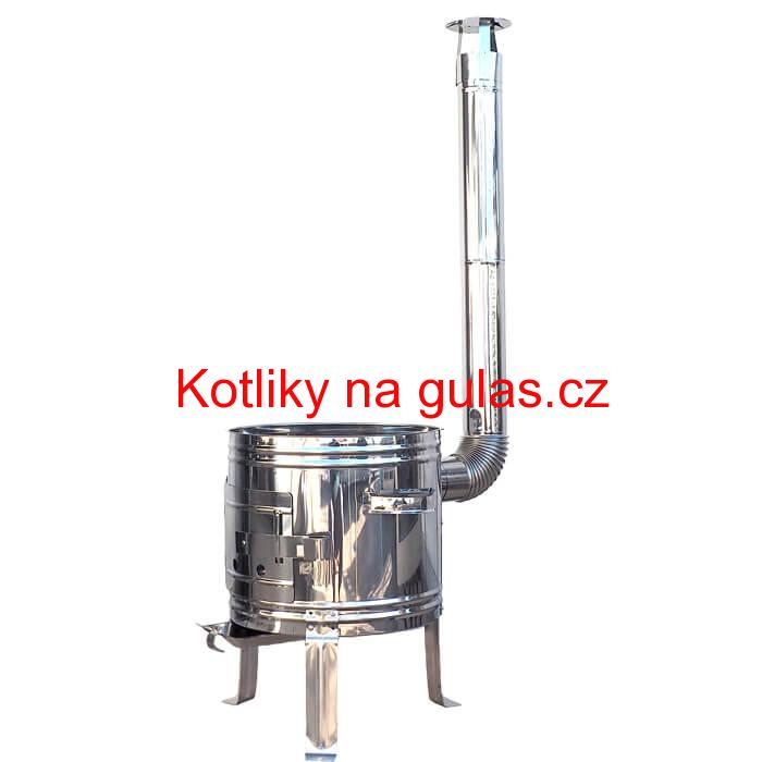 Nerezová kotlina s povrchovou antikorovou úpravou 36 cm INOX