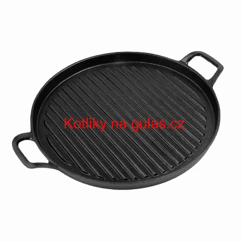Litinová pánev na grilování 31 cm BBQ