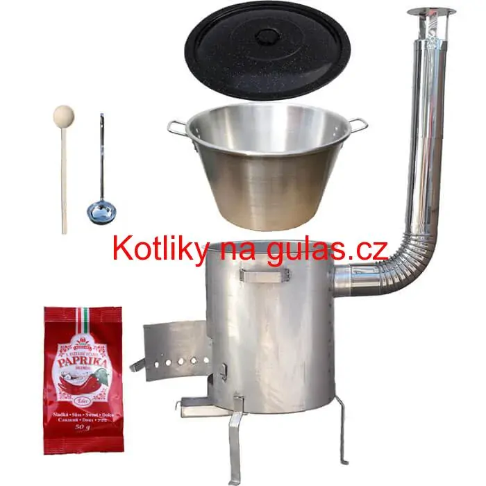 Nerezový kotel 40 L (1,2 mm) + nerezová kotlina (1,5 mm) 45 cm STRONG EXCLUSIVE