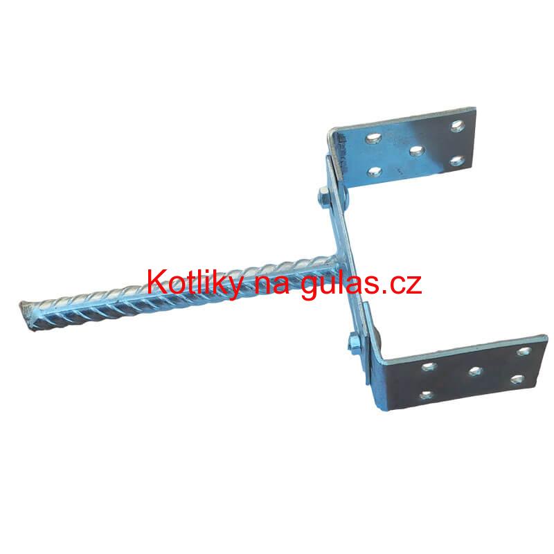 Patka zápustná, kotevní, nastavitelná 0-17 cm