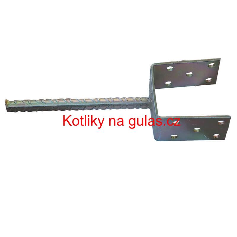 Patka zápustná, kotevní, pozinkovaná 8 cm