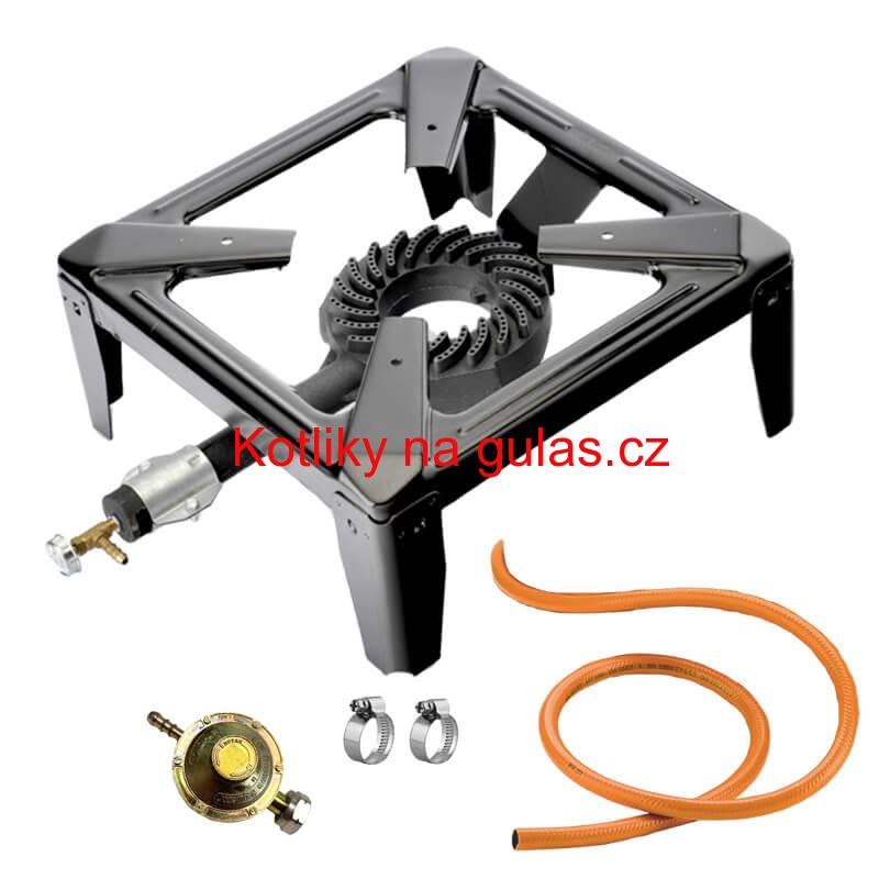 Plynový hořák - vařič 8,5 kW PB + připojovací příslušenství