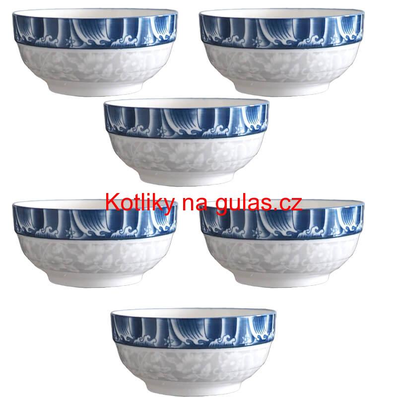 Keramické misky na servírování guláše 15 cm 6 ks