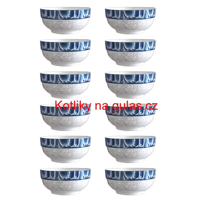 Keramické misky na servírování guláše 15 cm 12 ks
