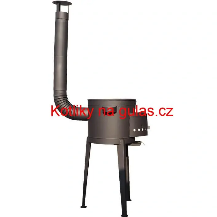 Vysoká kotlina 42 cm (2,0 mm) HODO + žáruvzdorná barva PLUS 600